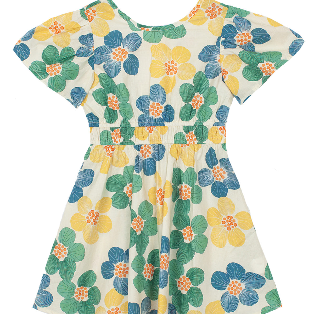 Hobe Tee Dress-Sea Petals