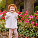 Sweet Magnolia Two Piece Set Long Sleeve Striped Top and Legging