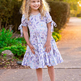 Flower Farm Purple Natural Dress