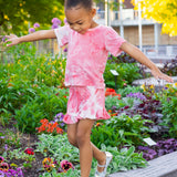 Strawberry Cloud Two Piece Short Set