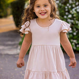 Tulip Fields Cap Sleeve Dress