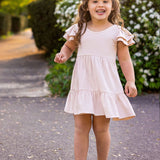 Tulip Fields Cap Sleeve Dress