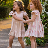 Tulip Fields Cap Sleeve Dress