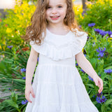 Gingham Dreams Flutter Sleeve Dress