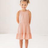 Pink Petals Natural Waist Dress