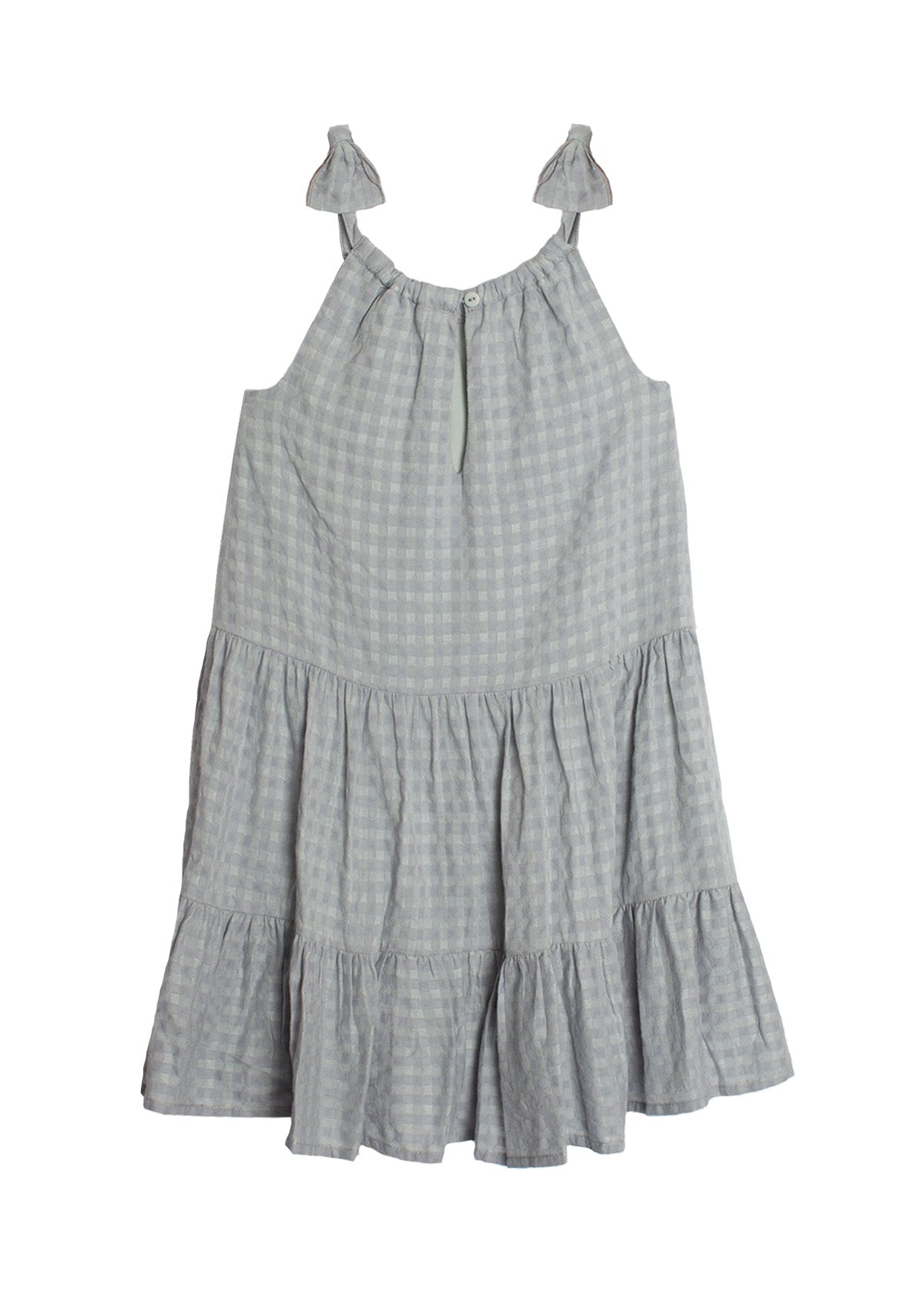 navy blue checkmate dress de Castro Dress Navy Blue Checkmate / M