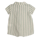Meadow Breeze Striped Baby Romper