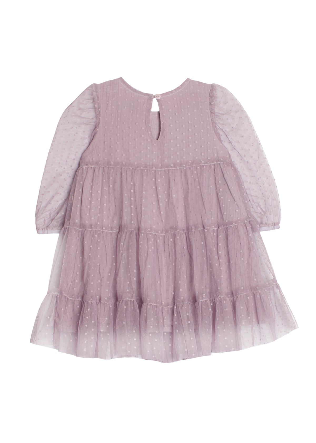 Sweetest Fairy Long Sleeve Swiss Dot Tulle Dress – Mabel + Honey