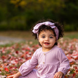 Periwinkle Solid Romper