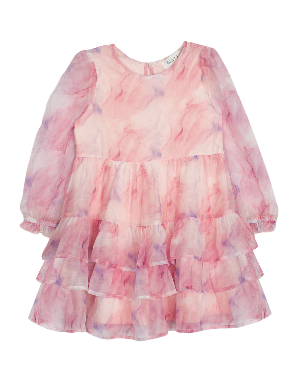 Berry Swirl Watercolor Dress