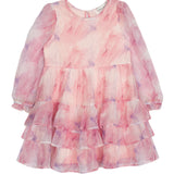 Berry Swirl Watercolor Dress