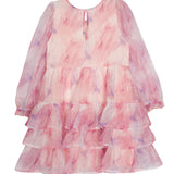 Berry Swirl Watercolor Dress