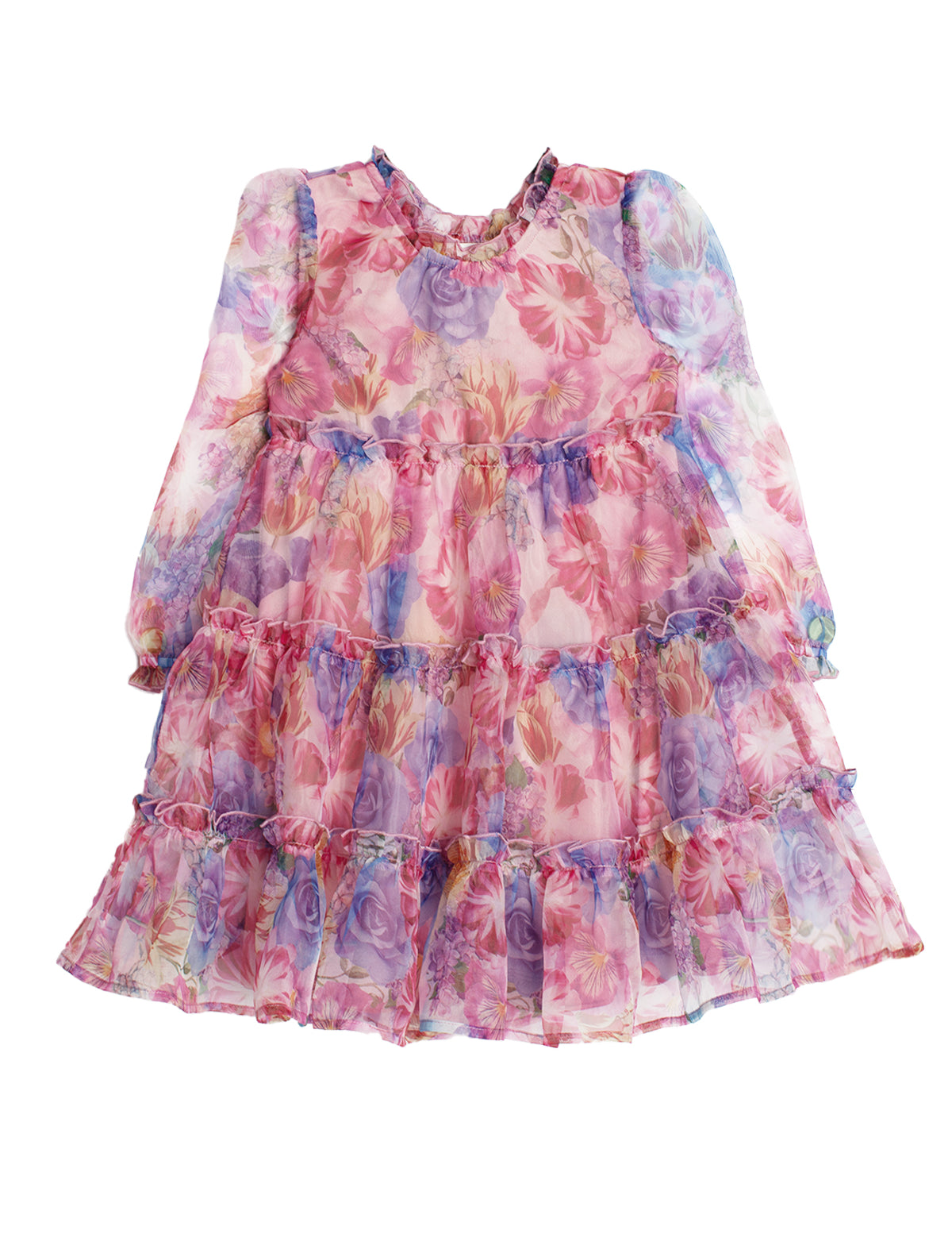 Garden Daydream Floral Tiered Dress