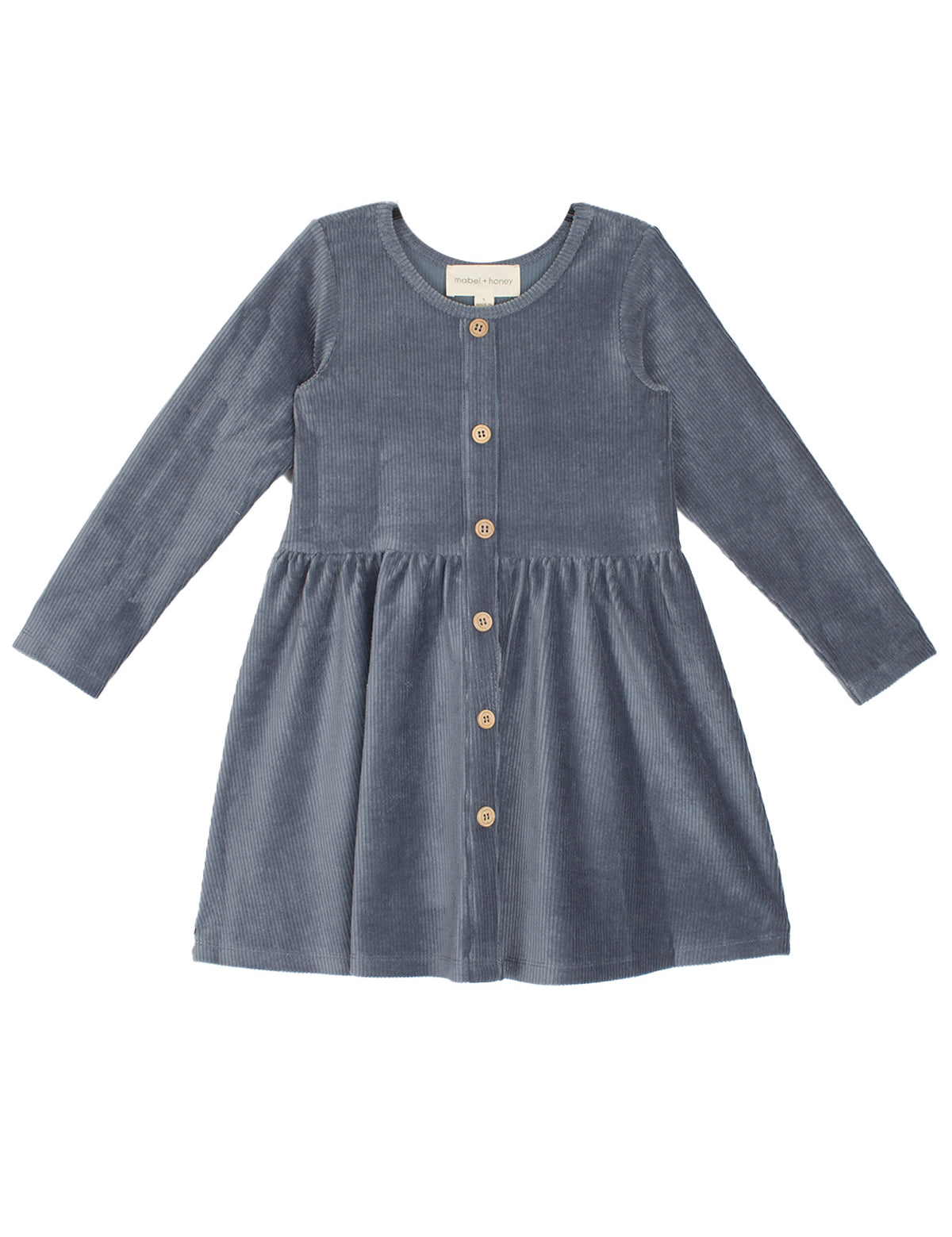 Skylar Blue Button Dress