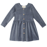 Skylar Blue Button Dress