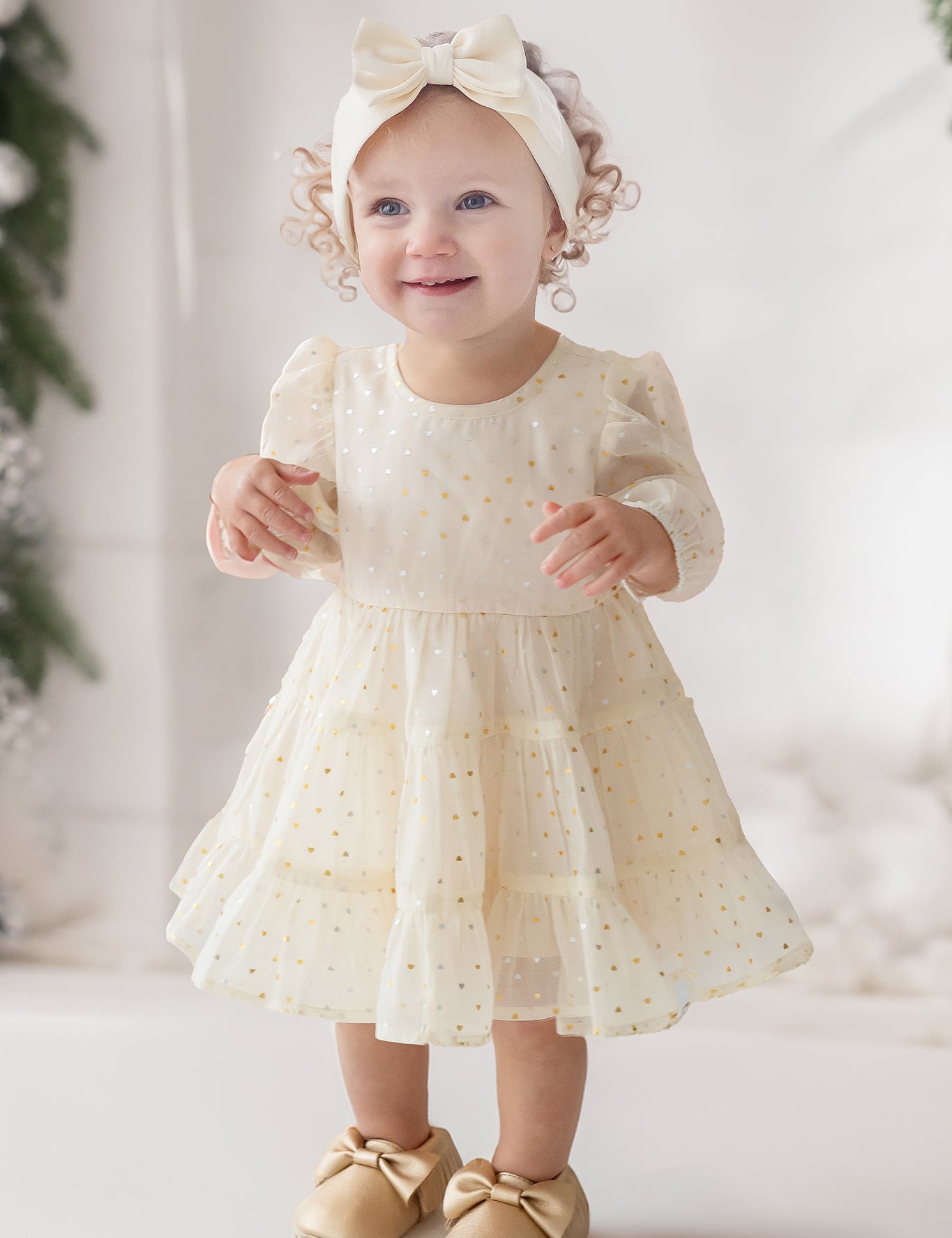 tulle baby dress Dusty rose girl with removable train, flower girl dre Colibri Fashion Studio For ease of wear All White Tulle Flower Girl