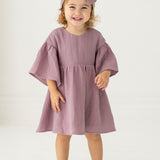 Precious Plum Bell Sleeve Dress