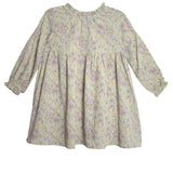 Lavender Meadows Floral Bow Dress