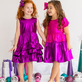 Rockin' Around Ruffled Tiered Dress