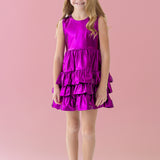 Rockin' Around Ruffled Tiered Dress