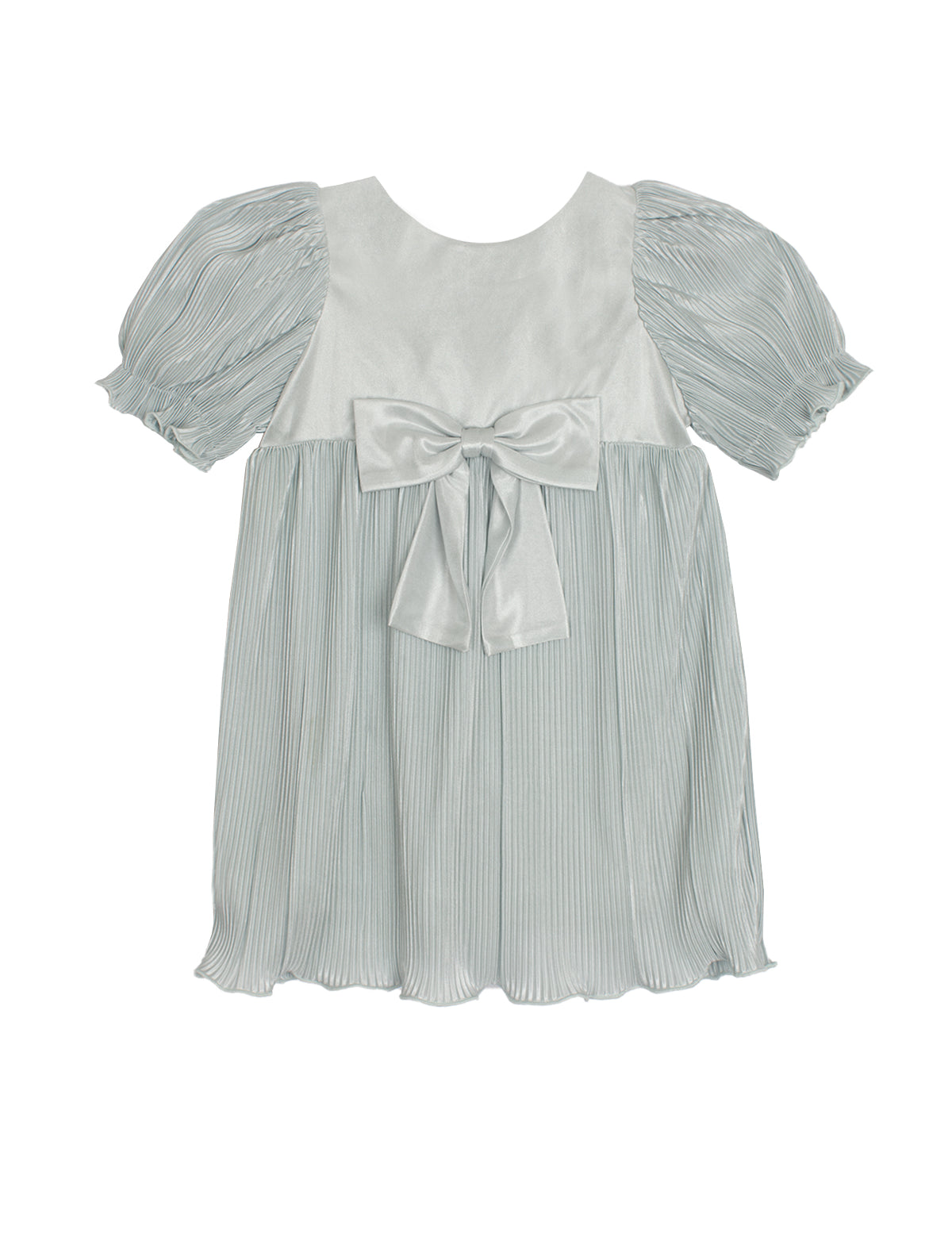 Wintermelon Pleated Bow Dress