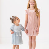 Wintermelon Pleated Bow Dress