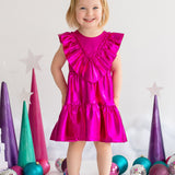 Rockin' Around Fuchsia Dress