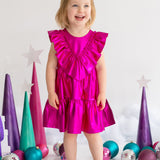 Rockin' Around Fuchsia Dress