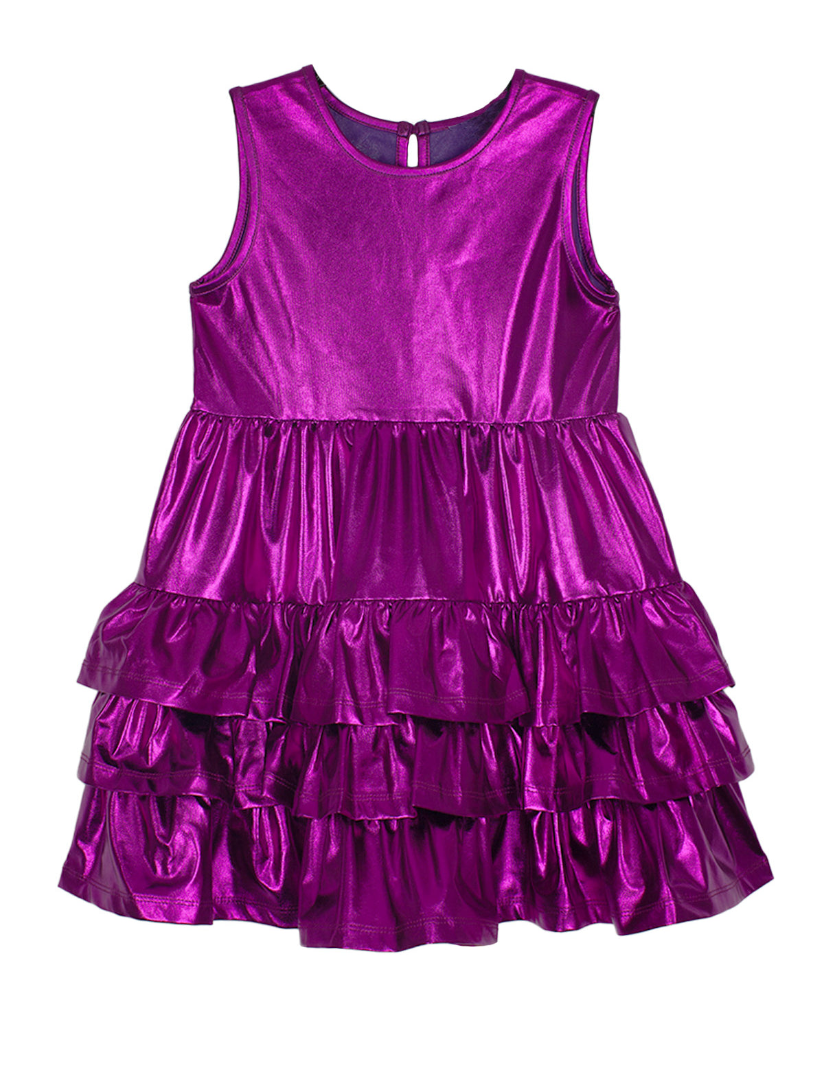 Rockin' Around Ruffled Tiered Dress