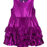 Rockin' Around Ruffled Tiered Dress