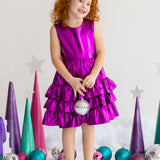 Rockin' Around Ruffled Tiered Dress