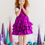 Rockin' Around Ruffled Tiered Dress