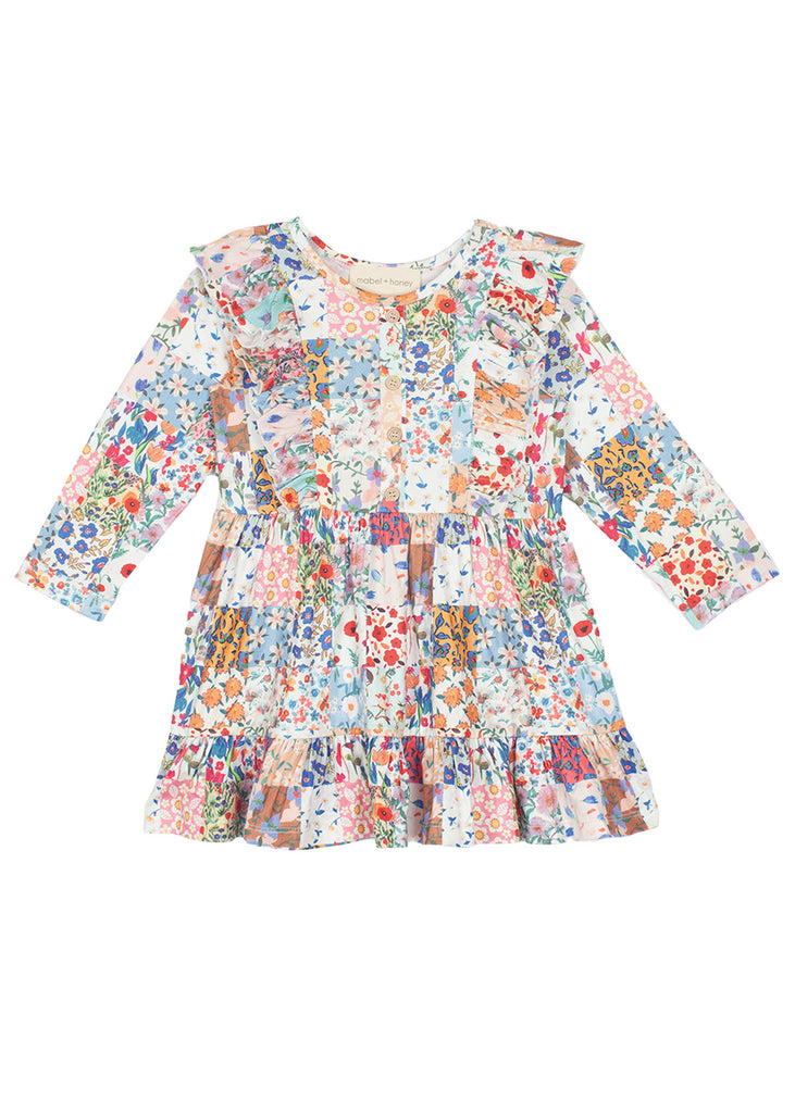 Mabel and Honey Long Sleeve Floral Romper main image 1