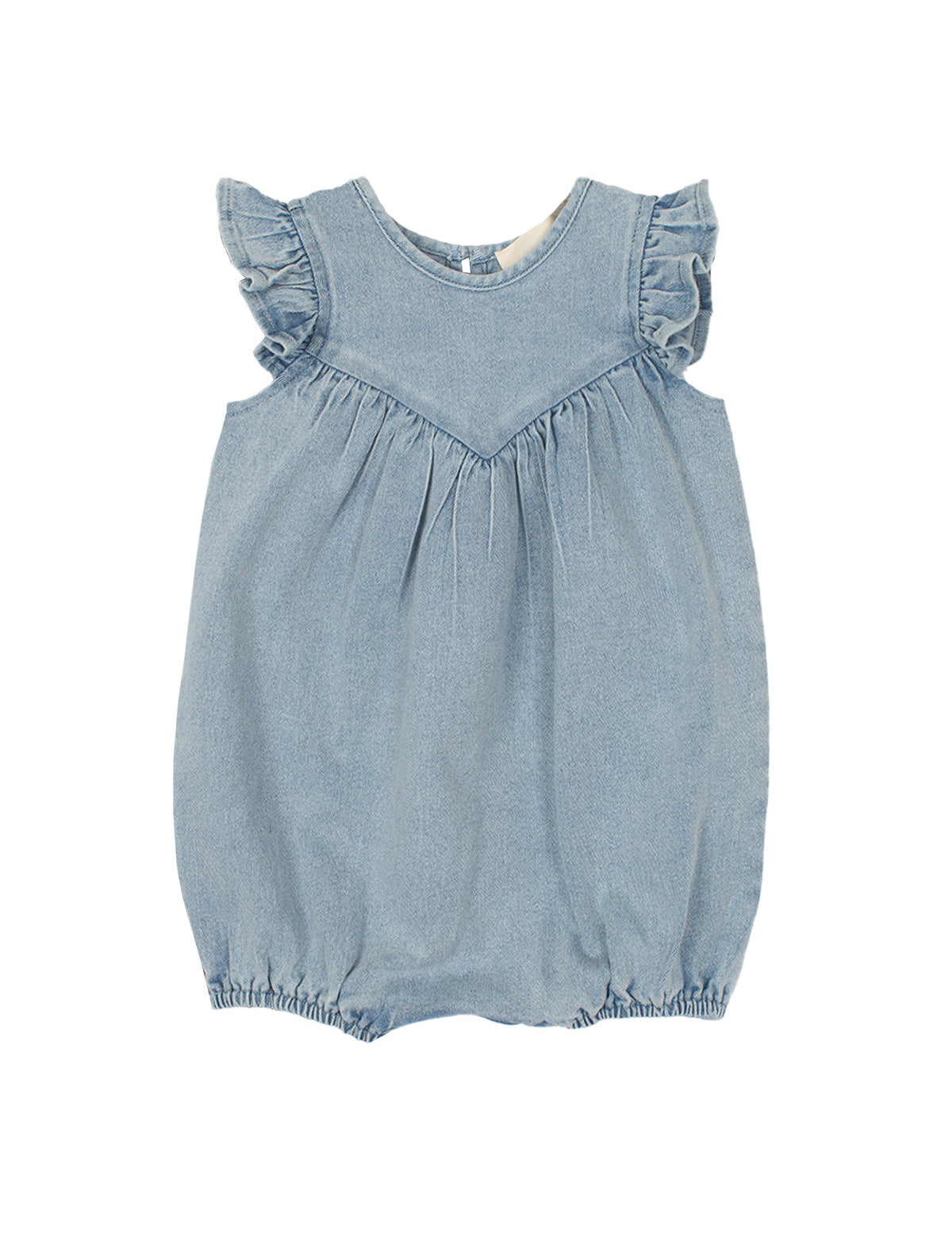 Sunset Fields Blue Baby Romper