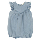 Sunset Fields Blue Baby Romper