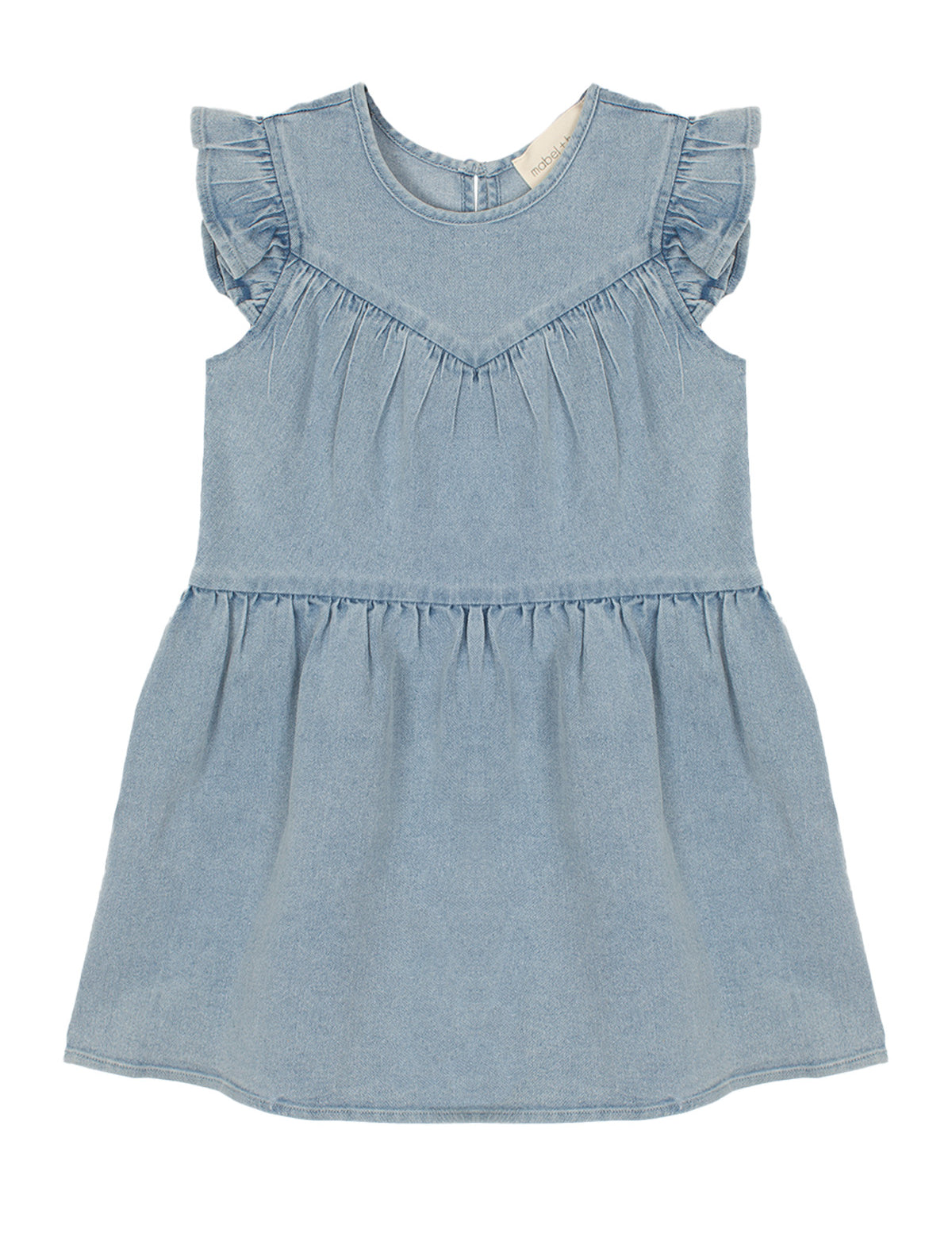 Sunset Fields Flutter Sleeve Dress