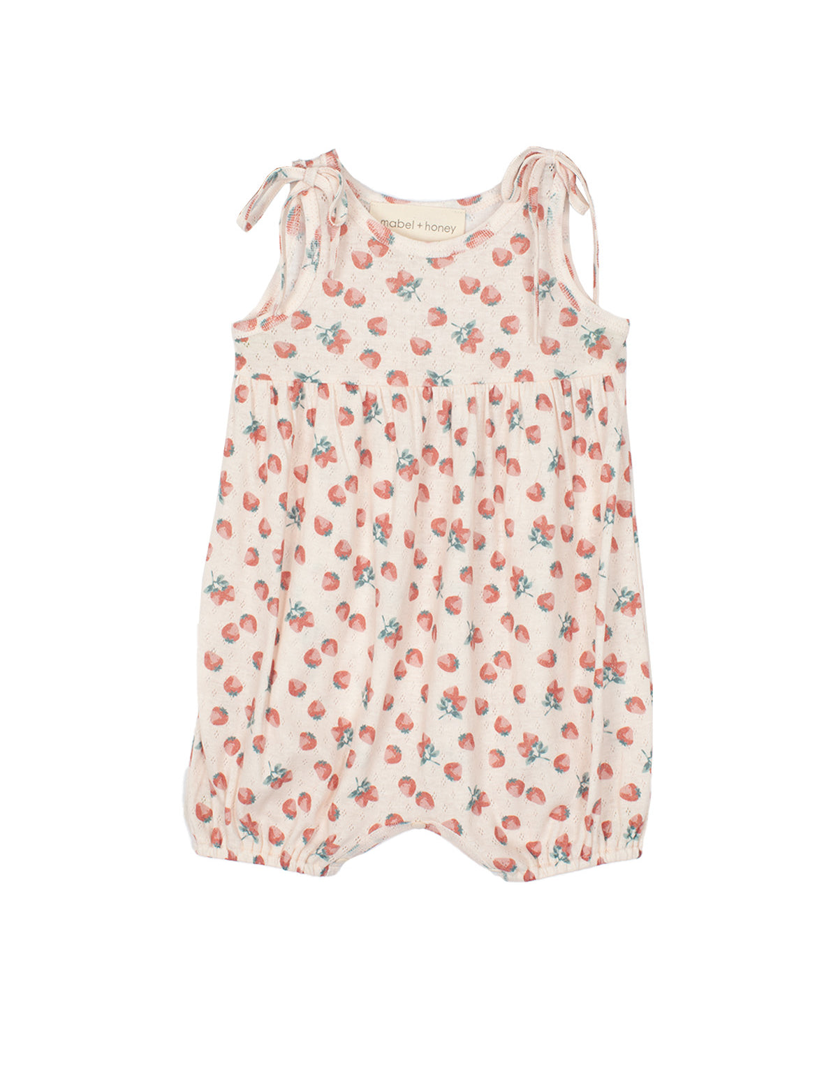 Strawberry Sweetheart Baby Romper