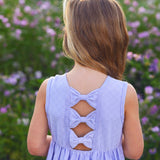 Malibu Drop Waist Purple Dress