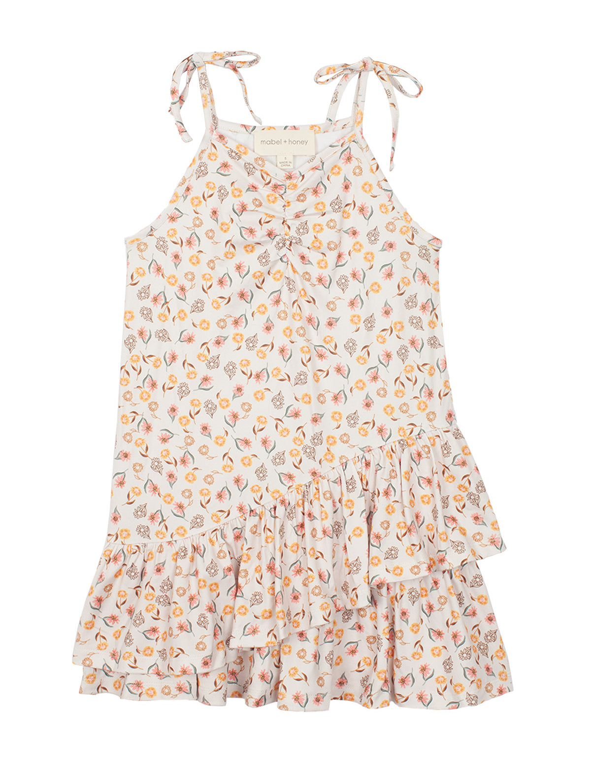 Golden Hour Floral Print Dress