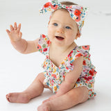 Dancing Petals Baby Romper