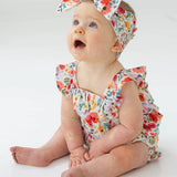 Dancing Petals Baby Romper
