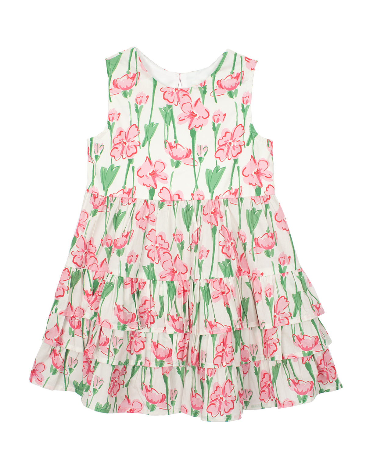 Coquette Pink Floral Dress