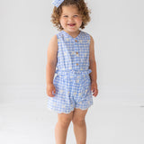 Barnyard Babe Blue Two Piece Short Set