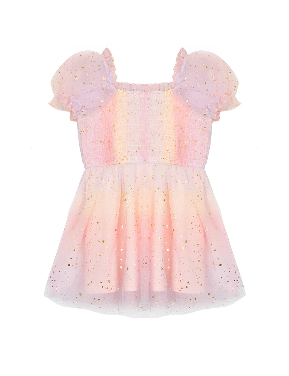 Sprinkles Puff Sleeve Dress