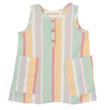 Malibu Baby Button Romper