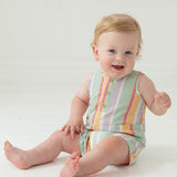 Malibu Baby Button Romper