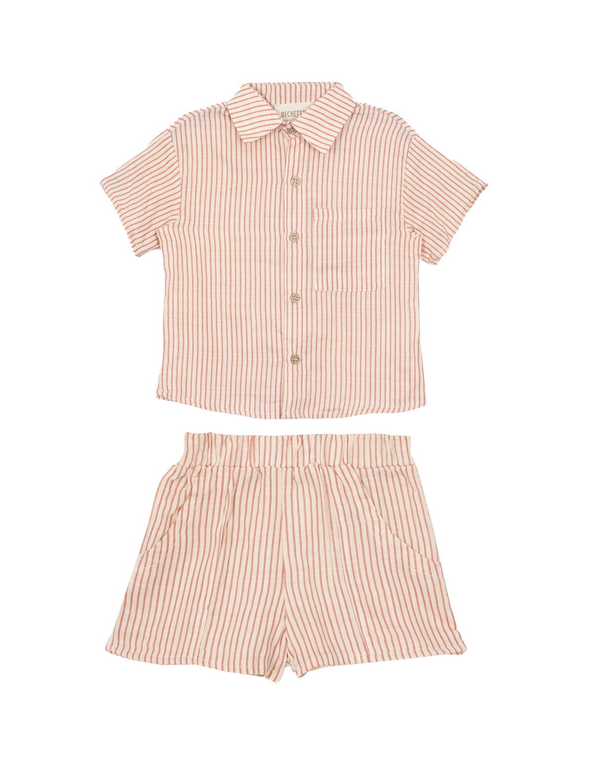 Cranberry Crush Two Piece Shorts Set