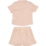 Cranberry Crush Two Piece Shorts Set