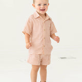 Cranberry Crush Two Piece Shorts Set