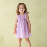 Lavender Luna Petals Baby Toddler Dress